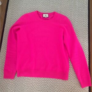 Tuckernuck Vibrant Pink Crew Neck Sweater medium M